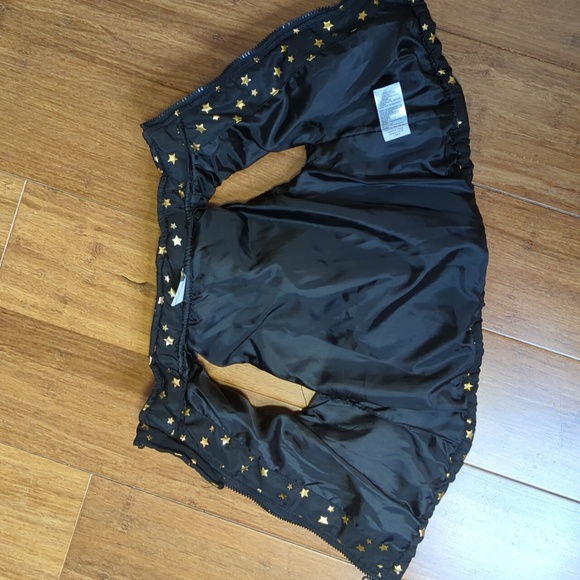 Healthtex Black with Shiny Gold Star Puffer Vest - Picture 8 of 10